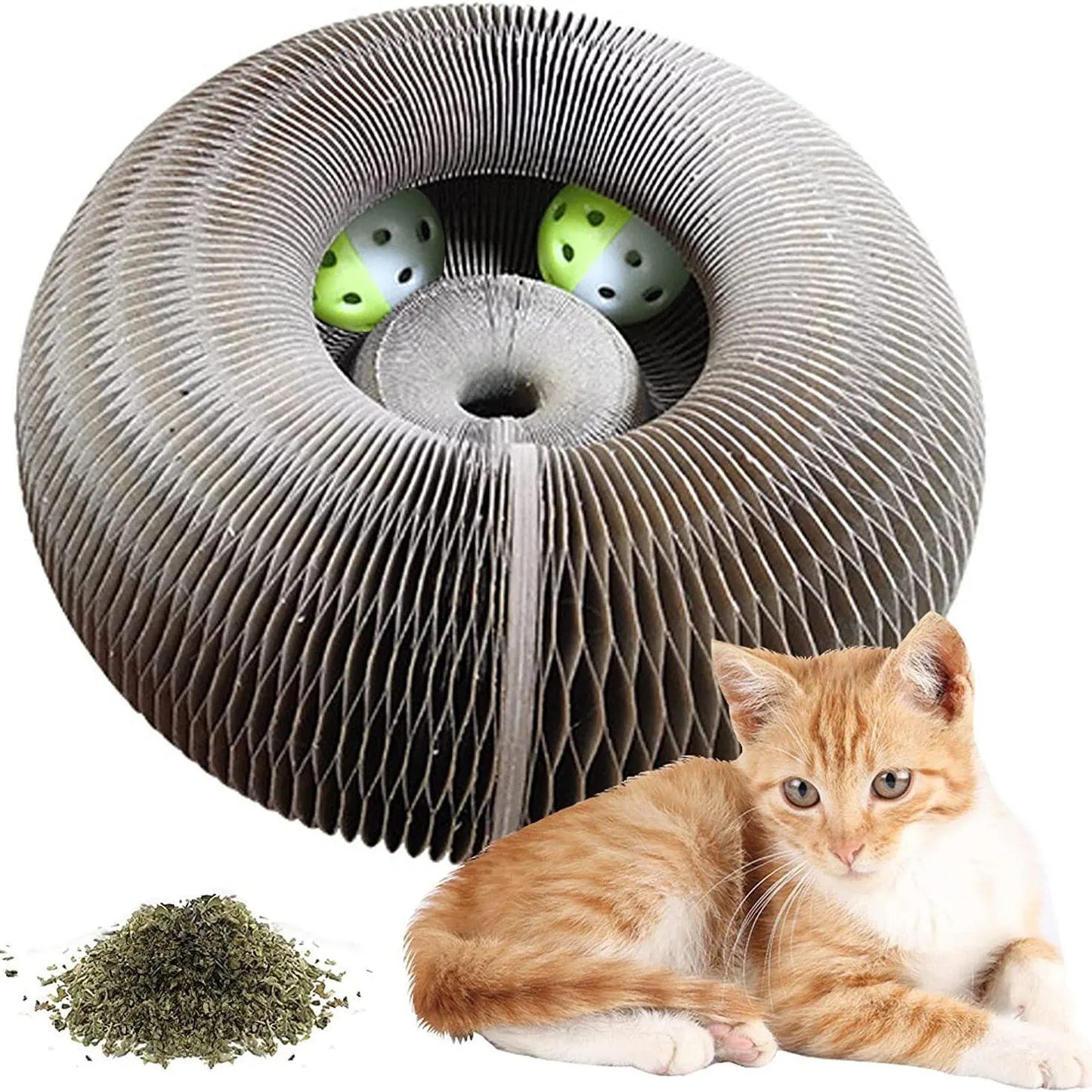 🔥 PurrPlay™ 3-in-1 Cat Scratcher Ball 🔥