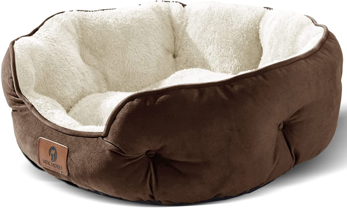 🔥 Asvin CozyNest™ - Sherpa Fleece Pet Bed 🔥