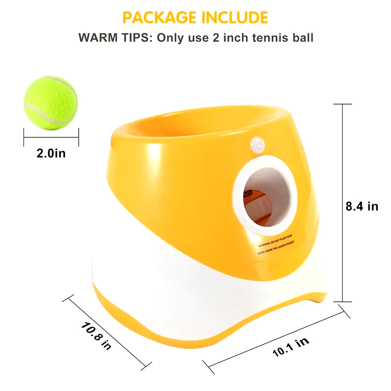 🎾 Rechargeable Mini Tennis Launcher for Dogs 🎾