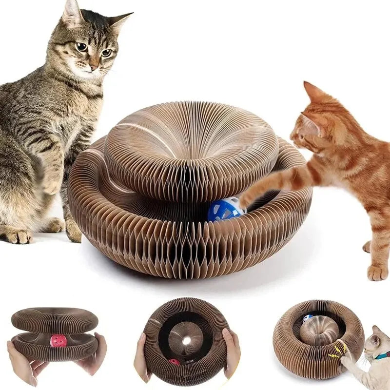 🔥 PurrPlay™ 3-in-1 Cat Scratcher Ball 🔥