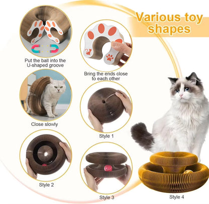 🔥 PurrPlay™ 3-in-1 Cat Scratcher Ball 🔥