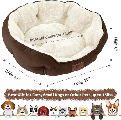 🔥 Asvin CozyNest™ - Sherpa Fleece Pet Bed 🔥