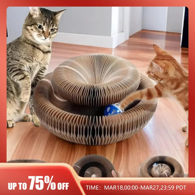 🔥 PurrPlay™ 3-in-1 Cat Scratcher Ball 🔥