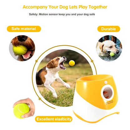 🎾 Rechargeable Mini Tennis Launcher for Dogs 🎾